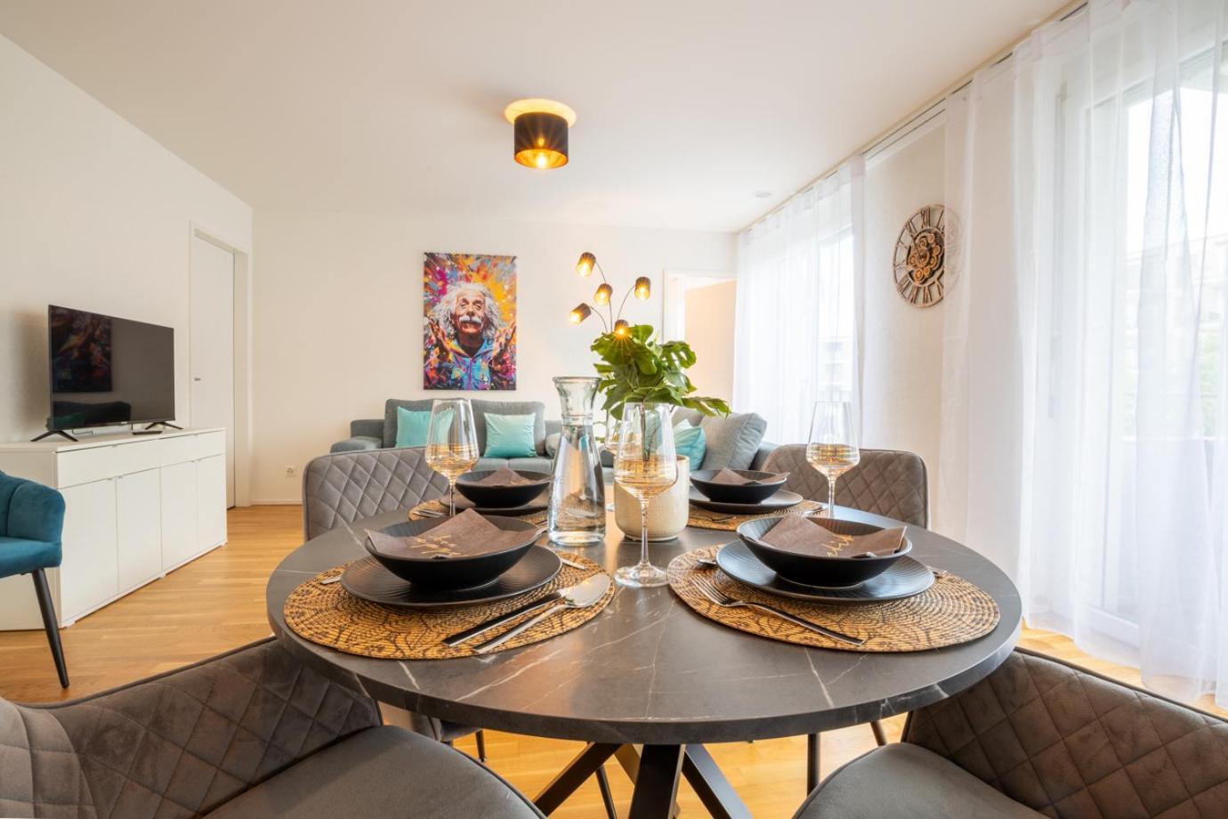 Special Einstein Iiv Apartment, Messe Kleinbasel 10-Star Kültér fotó