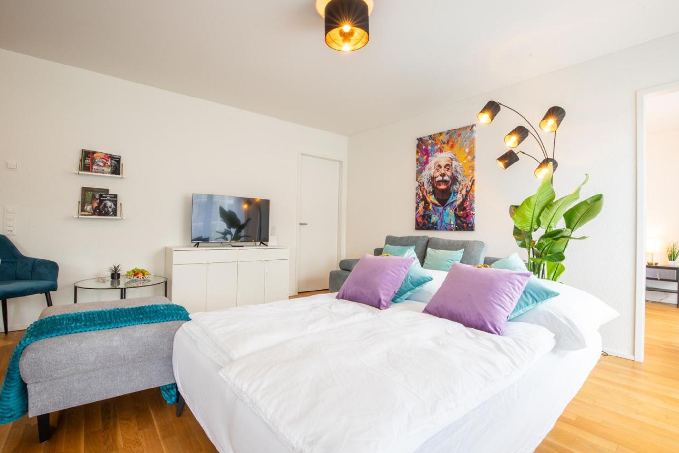 Special Einstein Iiv Apartment, Messe Kleinbasel 10-Star Kültér fotó
